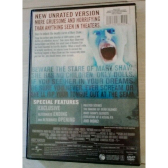 Dead Silence (Unrated Widescreen Edition) Horror DVD Very Good - Picture 3 of 3